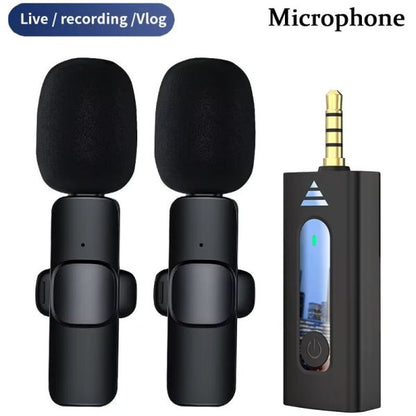 Ultimate K35 Professional Vlogging High Quality Collar Wireless Microphone